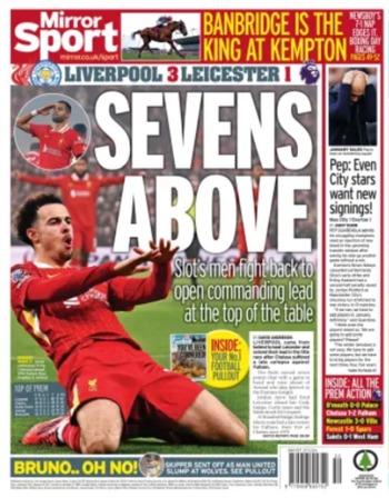Daily Mirror Backpage