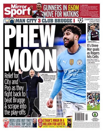 Daily Mirror Backpage