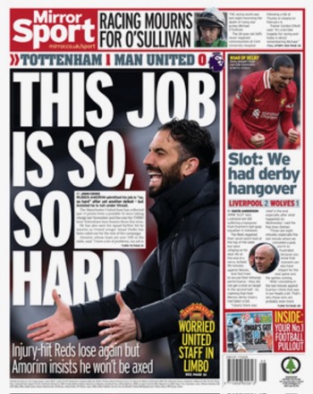 Daily Mirror Backpage