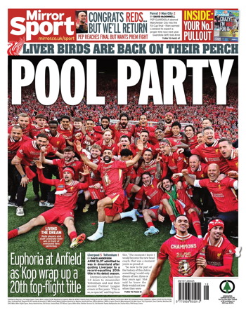 Daily Mirror Backpage