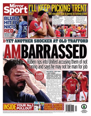 Daily Mirror Backpage