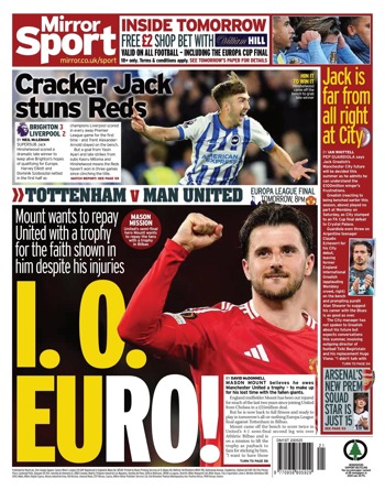Daily Mirror Backpage