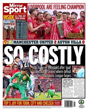 Daily Mirror Backpage