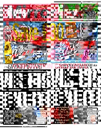 Daily Mirror Frontpage