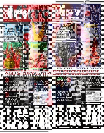 Daily Mirror Frontpage