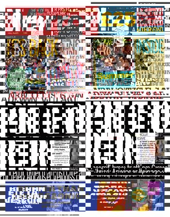 Daily Mirror Frontpage