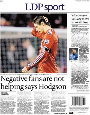 Daily Post Backpage