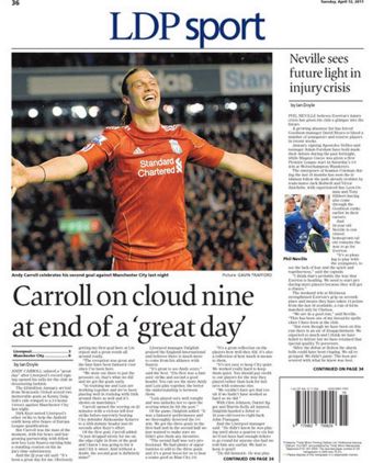 Daily Post Backpage