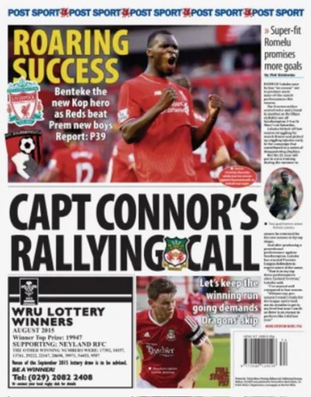 Daily Post Backpage