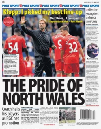 Daily Post Backpage