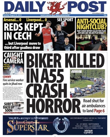 Daily Post Frontpage