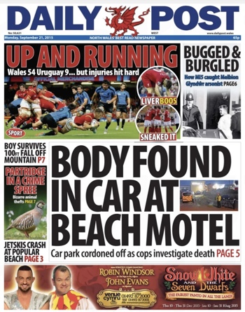 Daily Post Frontpage