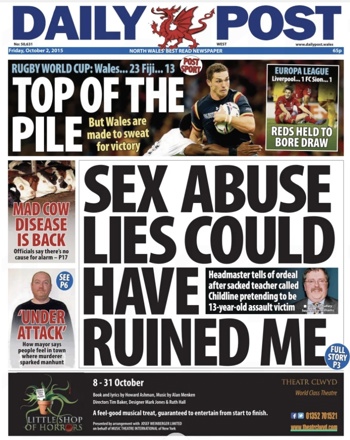 Daily Post Frontpage