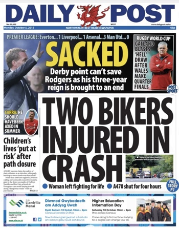 Daily Post Frontpage