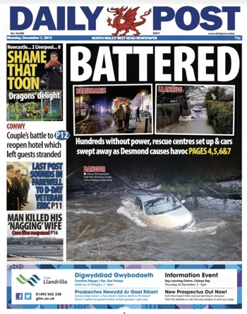 Daily Post Frontpage