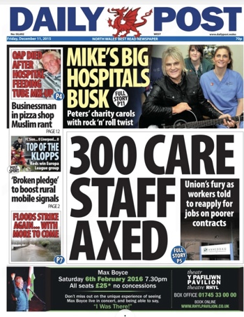 Daily Post Frontpage
