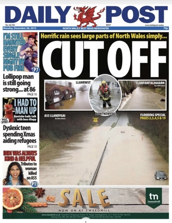 Daily Post Frontpage