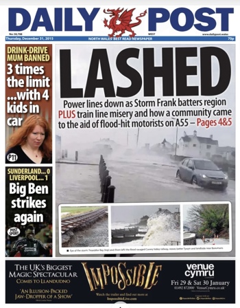 Daily Post Frontpage