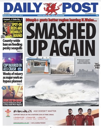 Daily Post Frontpage