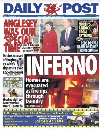 Daily Post Frontpage