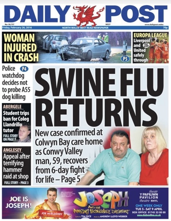 Daily Post Frontpage
