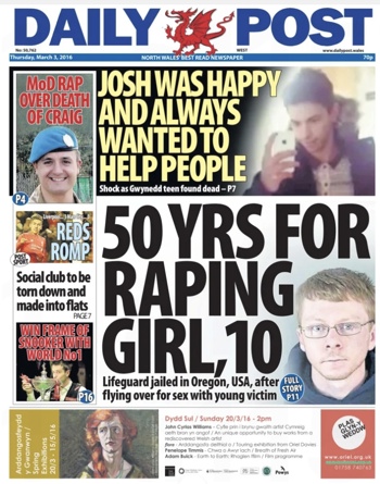 Daily Post Frontpage