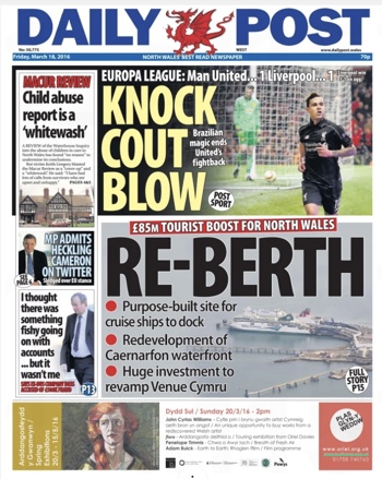 Daily Post Frontpage