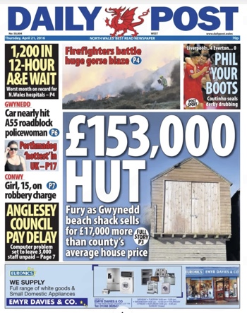 Daily Post Frontpage