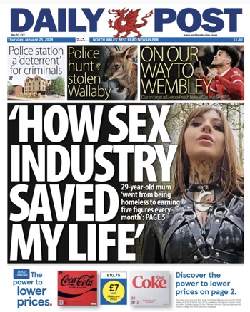 Daily Post Frontpage