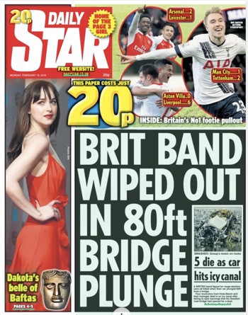 Daily Star Frontpage