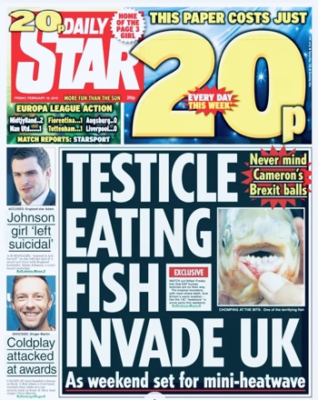 Daily Star Frontpage
