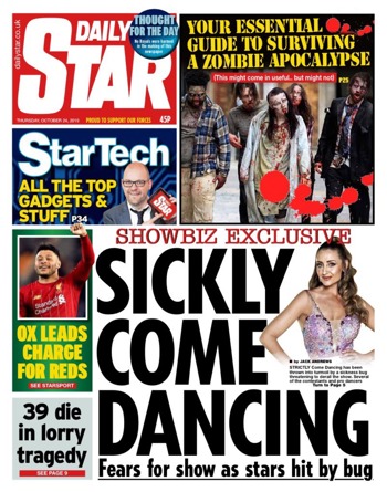 Daily Star Frontpage