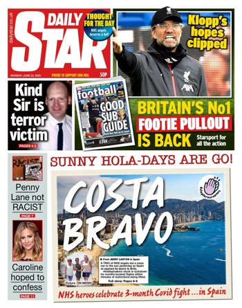 Daily Star Frontpage