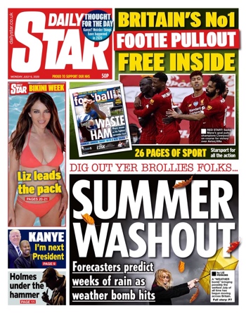 Daily Star Frontpage