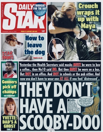 Daily Star Frontpage