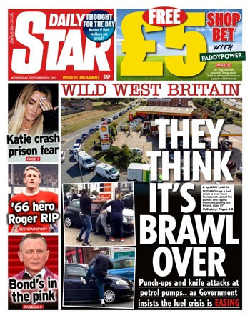 Daily Star Frontpage