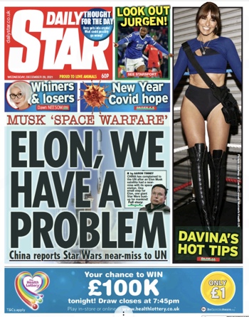 Daily Star Frontpage