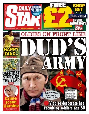 Daily Star Frontpage