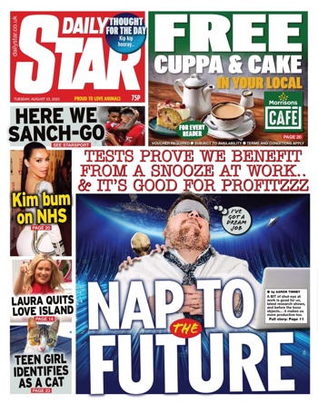 Daily Star Frontpage