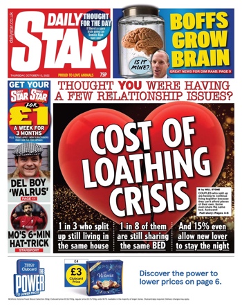 Daily Star Frontpage