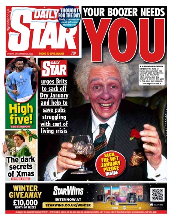 Daily Star Frontpage