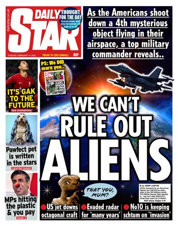 Daily Star Frontpage