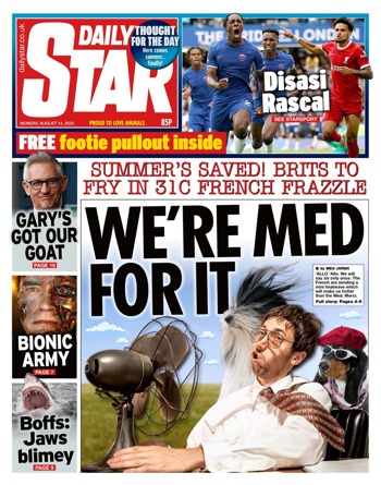 Daily Star Frontpage