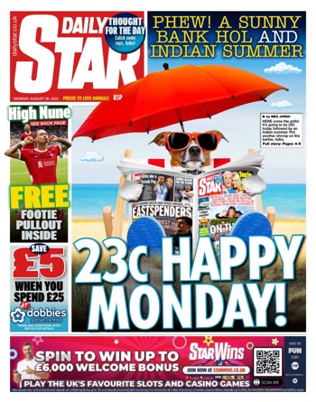 Daily Star Frontpage