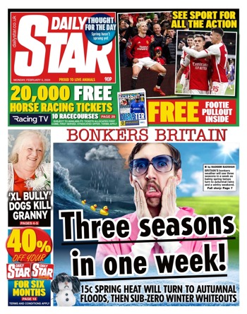 Daily Star Frontpage