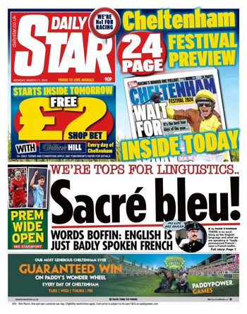 Daily Star Frontpage