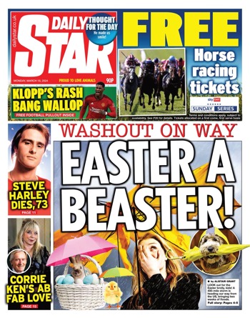 Daily Star Frontpage