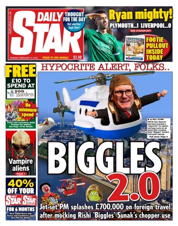 Daily Star Frontpage