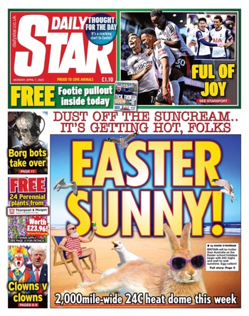 Daily Star Frontpage