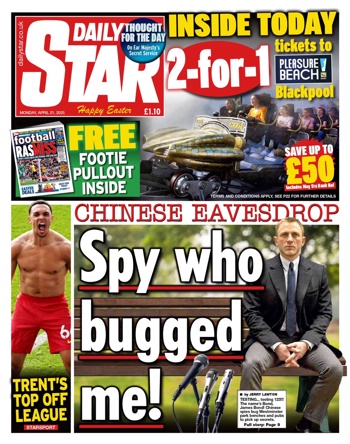 Daily Star Frontpage